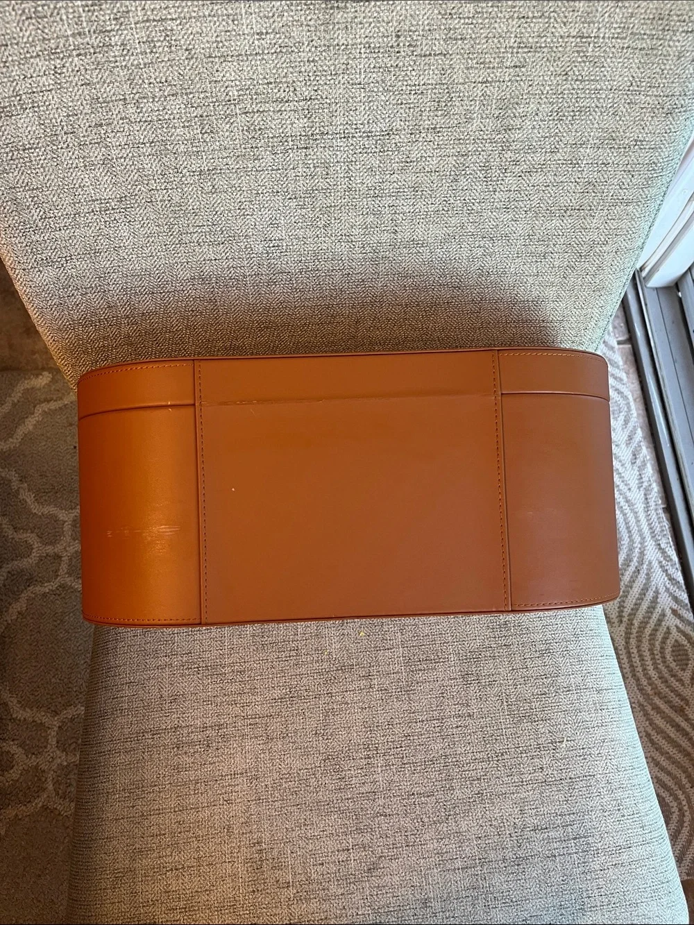 Dyson Airwrap Brown Leather Storage Case